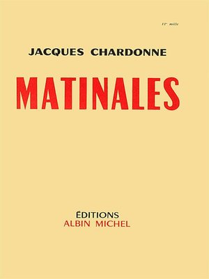 cover image of Matinales